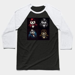 Gangsta Panda Baseball T-Shirt